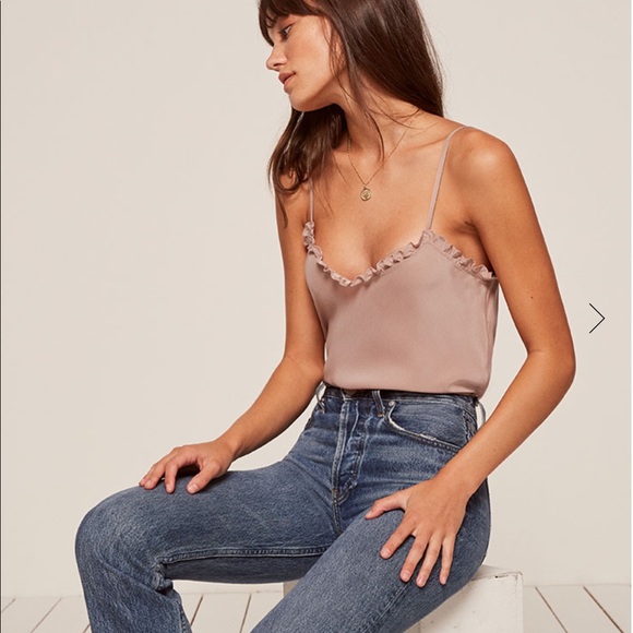 Reformation Tops - Reformation silk pink tank cami ‘wayland’ s New